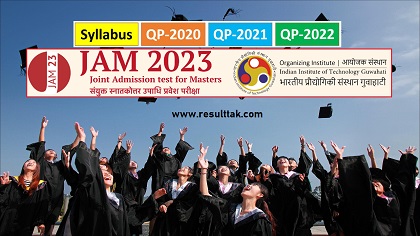 IIT JAM 2023 Syllabus & Question papers All Subjects