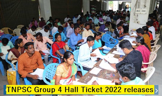 TNPSC Group 4 Hall Ticket 2022 releases : How to download